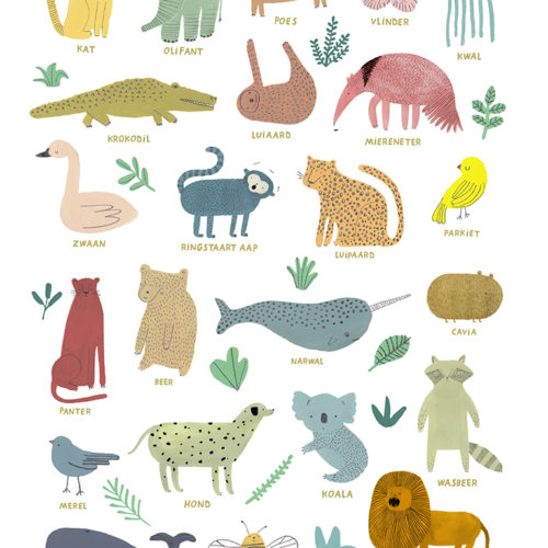 Wild Animals Poster - Goodness Gang